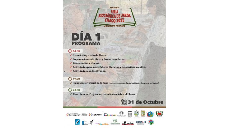 2da, Feria Bioceánica de Libros en el Chaco