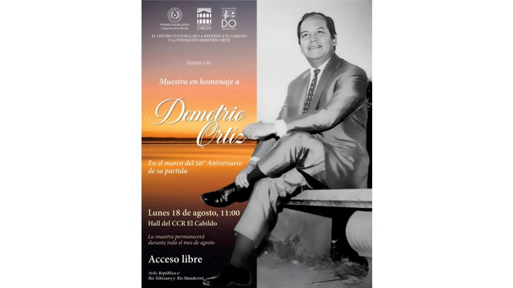 Homenaje a Demetrio Ortíz en el CCR Cabildo