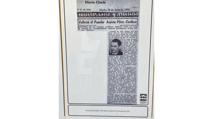 Muestra en homenaje a Félix Pérez Cardozo