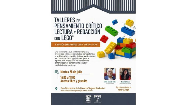 Nueva edición de Talleres de Pensamiento Crítico