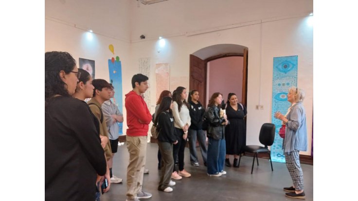 Estudiantes de la carrera de Diseño Gráfico