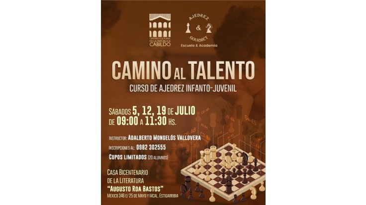 Julio de ajedrez infanto - juvenil