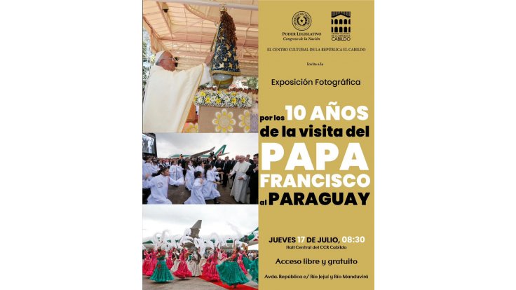 El Cabildo expondrá fotografías del Papa Francisco