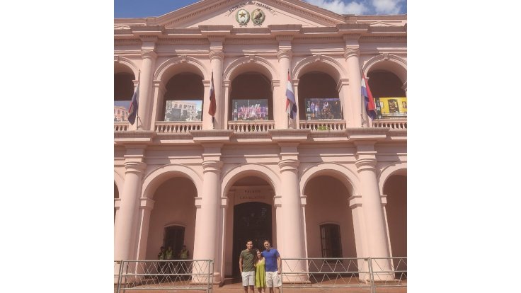 Familias de turistas