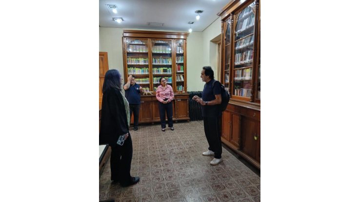 Mario Casartelli en la Casa de la Literatura