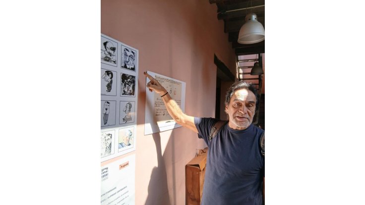 Mario Casartelli en la Casa de la Literatura
