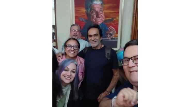 Mario Casartelli en la Casa de la Literatura