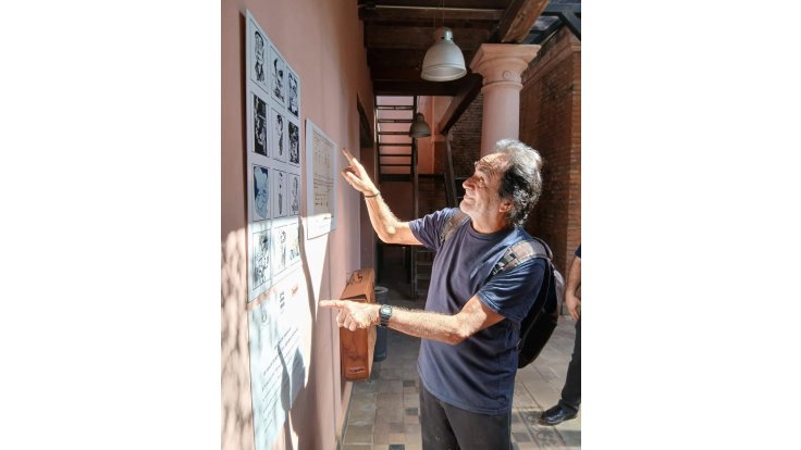 Mario Casartelli en la Casa de la Literatura