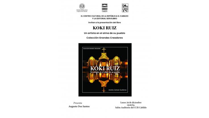 Presentarán libro sobre Koki Ruiz